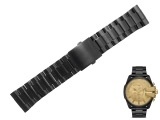 Oryginalna bransoleta Diesel Mega Chief DZ4318 DZ4485 DZ4582 DZ4323 czarna stalowa  26mm