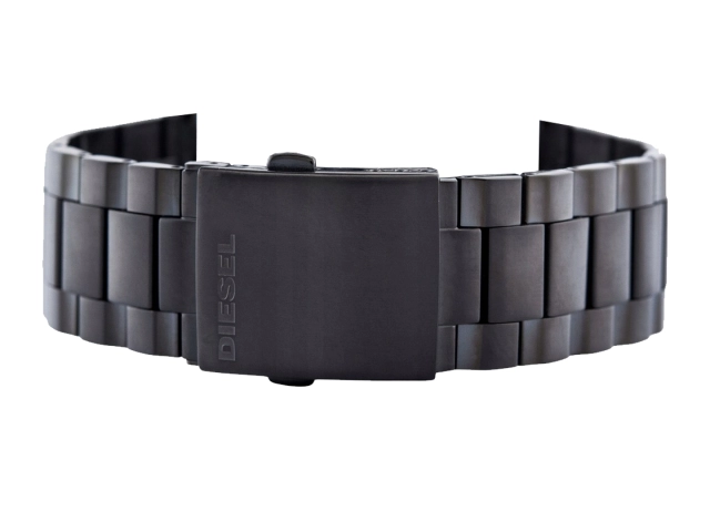 Oryginalna bransoleta Diesel Chief DZ4479 czarna stal  26mm