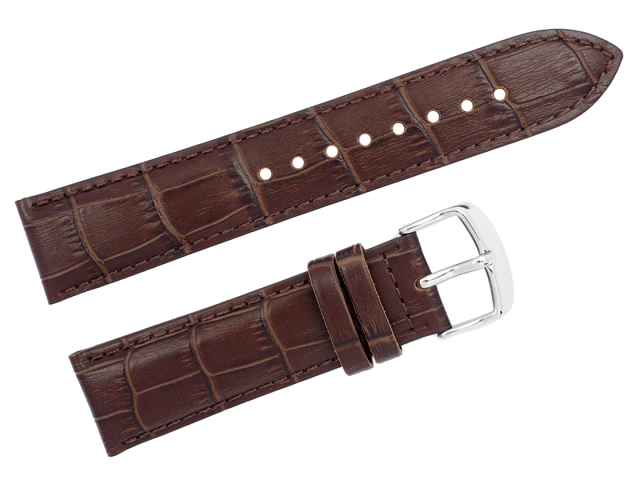 Oryginalny pasek Casio Edifice EFR-547L-7AV EFR-547L EFR-547 brązowy aligator skóra 22mm + teleskopy