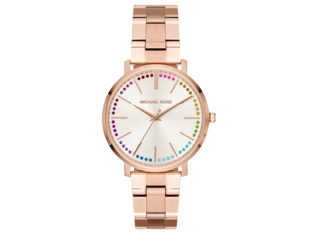 Oryginalna bransoleta Michael Kors MK3893 stal różowe złoto 18mm