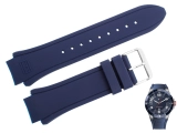 Oryginalny granatowy pasek silikonowy profilowany z logo flagą do zegarka Tommy Hilfiger 1790862