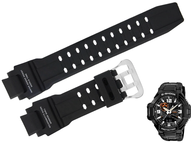 Oryginalny czarny pasek Casio G-Shock Gravitymaster GA-1000-1A GA-1000 GA-1100